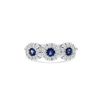 Ring Roman Gioielli Woman NUVOLA in White Gold Zaffiro 0.48 Ct NUVOLA-J-ZAF - NUVOLA-J-ZAF